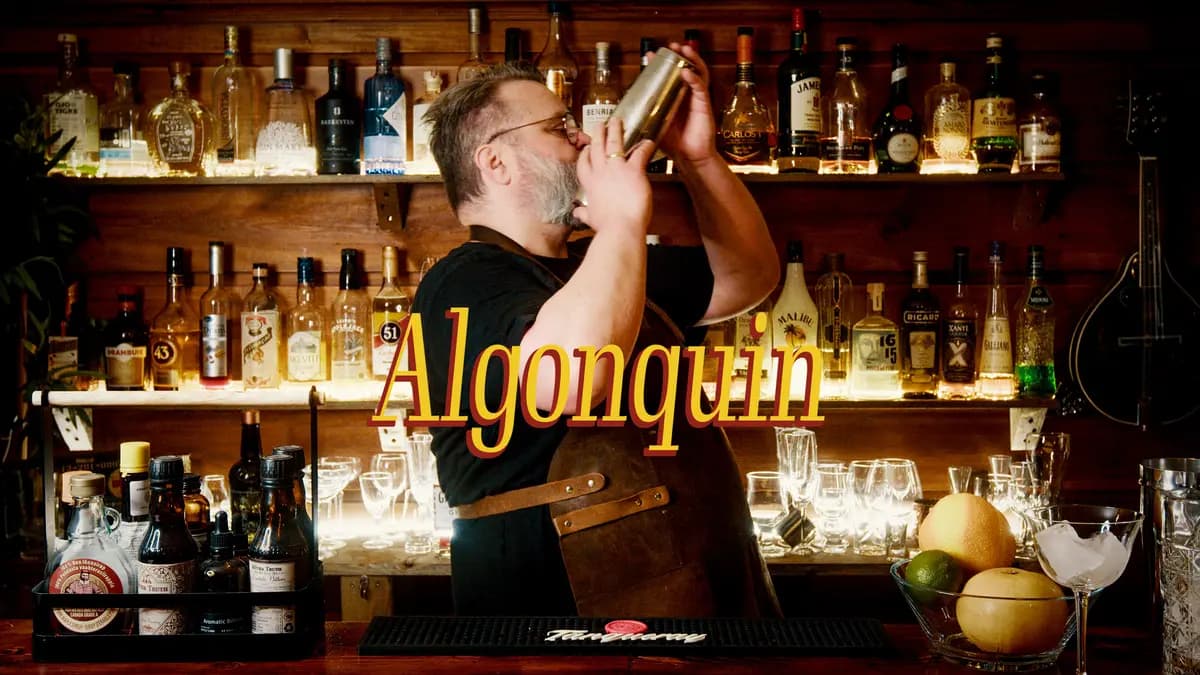 Algonquin Cocktail oppskrift med rye whiskey