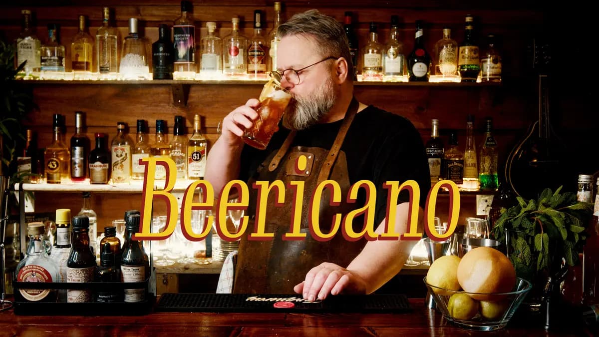 Beericano -øl møter aperitivo i en overraskende god cocktail