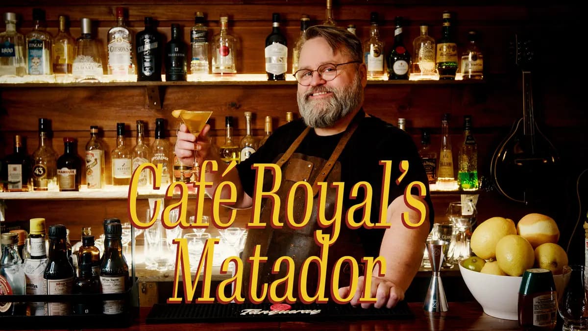 Café Royal’s Matador! Den tørre tequila-klassikeren