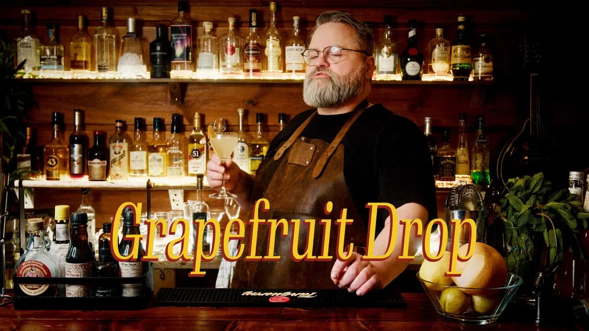 Grapefruit Drop -syrlig cocktail som vekker smaksløkene