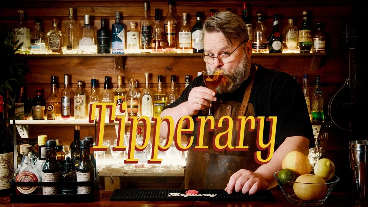 Tipperary Cocktail med irsk whiskey | Klassisk elegant drink